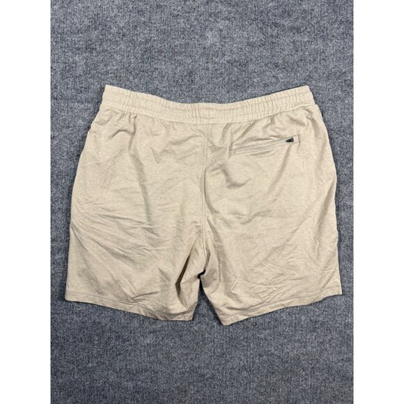 Vuori Men's Ponto Performance Short 7" Lightweight Stretch Tan Size XL V344 - Picture 2 of 6